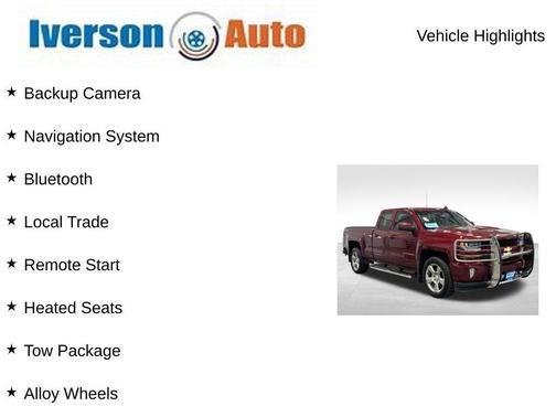 Siren Red Tintcoat 2017 Chevrolet Silverado 1500 LT