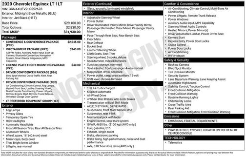 2020 Chevrolet Equinox 1LT
