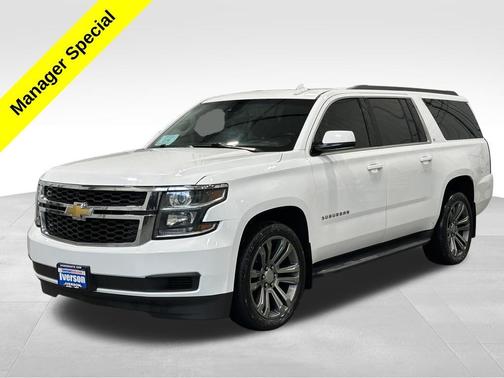 Summit White 2018 Chevrolet Suburban LT