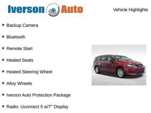 Velvet Red Pearlcoat 2023 Chrysler Voyager LX