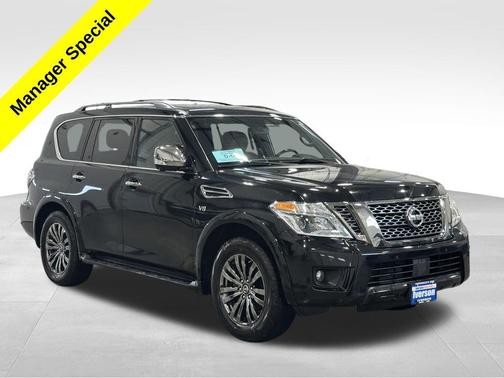 Super Black 2019 Nissan Armada Platinum