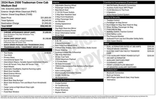 2024 RAM 2500 Tradesman