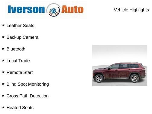 Velvet Red Pearlcoat 2022 Jeep Grand Cherokee L Limited