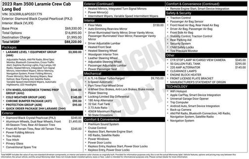 2023 RAM 3500 Laramie