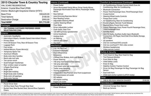 2013 Chrysler Town & Country Touring