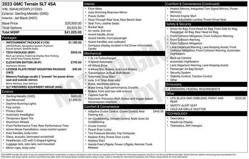 2023 GMC Terrain SLT