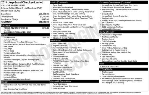 2014 Jeep Grand Cherokee Limited