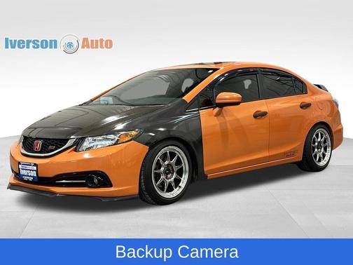 Orange Fire Pearl 2014 Honda Civic Si