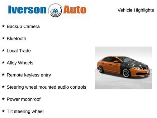 Orange Fire Pearl 2014 Honda Civic Si