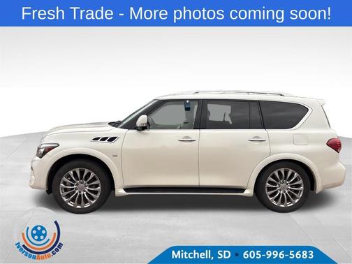 White 2017 INFINITI QX80 Base