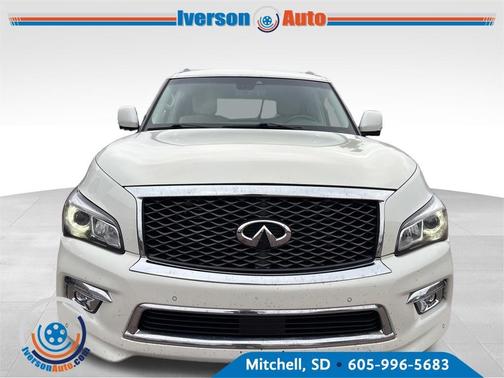 White 2017 INFINITI QX80 Base