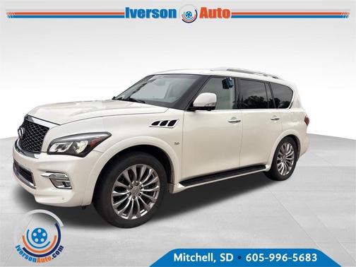 White 2017 INFINITI QX80 Base