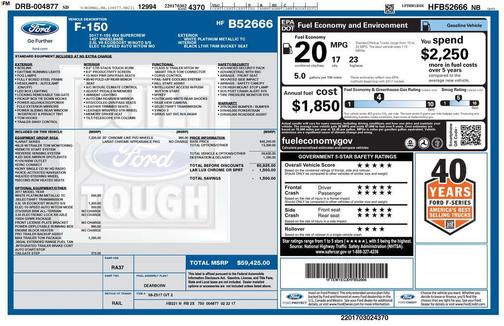 2017 Ford F-150 Lariat