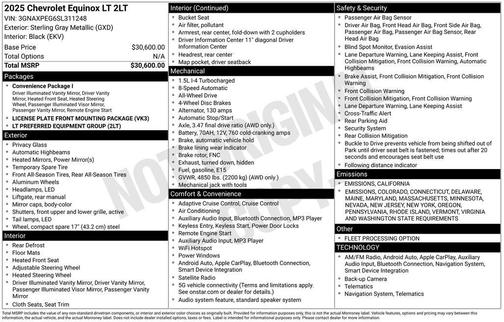 2025 Chevrolet Equinox LT