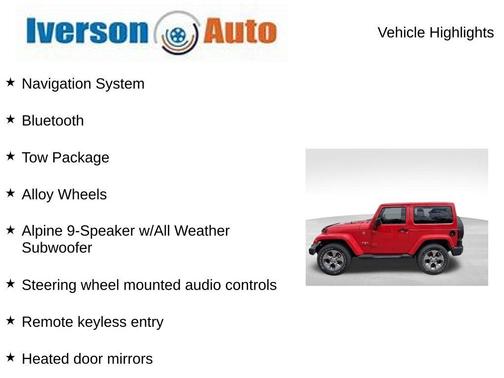 Firecracker Red Clearcoat 2018 Jeep Wrangler JK Sahara