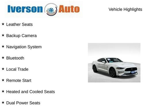 Oxford White 2019 Ford Mustang GT Premium