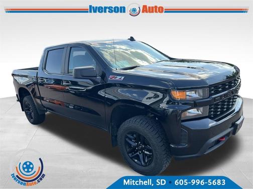 Black 2021 Chevrolet Silverado 1500 Custom Trail Boss