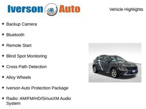 Gray 2023 Hyundai KONA SEL