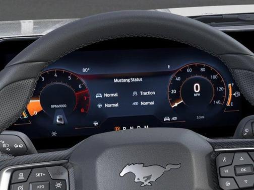 Carbonized Gray Metallic 2025 Ford Mustang EcoBoost Premium