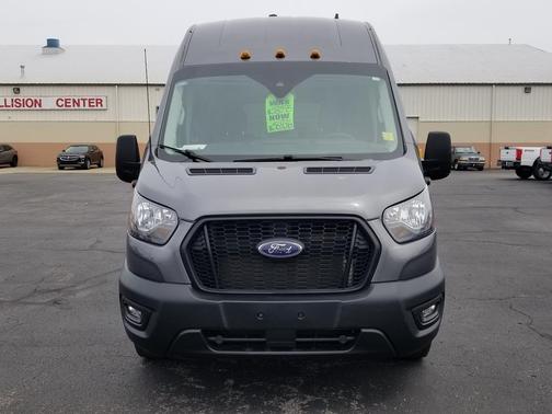 Carbonized Gray Metallic 2023 Ford Transit-350 148 WB High Roof Extended Crew DRW