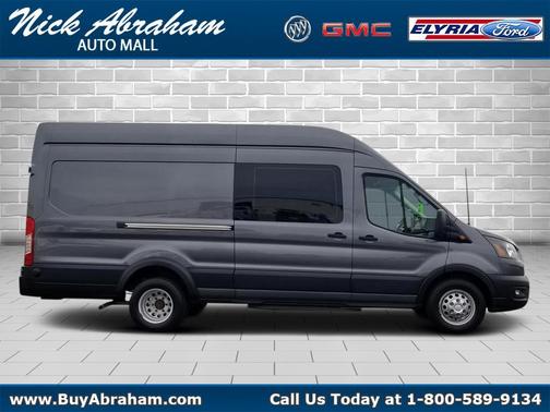 Carbonized Gray Metallic 2023 Ford Transit-350 148 WB High Roof Extended Crew DRW