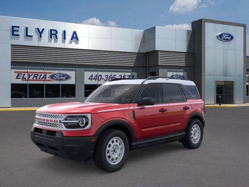 Red 2025 Ford Bronco Sport Heritage