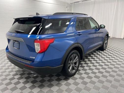 Infinite Blue Metallic Tinted Clearcoat 2021 Ford Explorer XLT