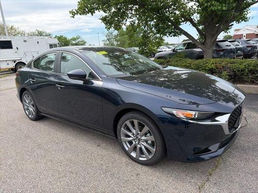 Deep Crystal Blue Mica 2026 Mazda Mazda3 FWD w/Preferred Package