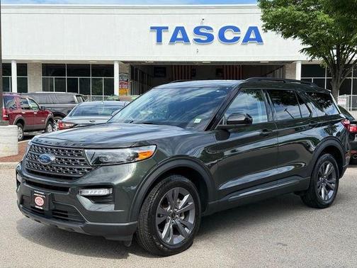 Forged Green Metallic 2023 Ford Explorer XLT