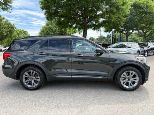 Forged Green Metallic 2023 Ford Explorer XLT