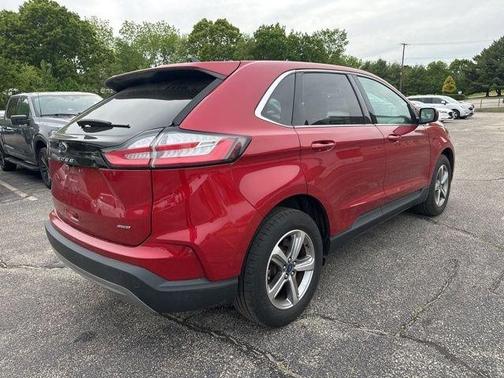 Rapid Red Metallic Tinted Clearcoat 2022 Ford Edge SEL