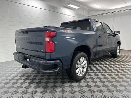 Northsky Blue Metallic 2021 Chevrolet Silverado 1500 Custom