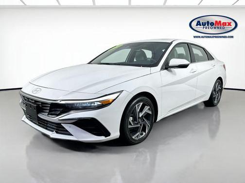 Serenity White 2024 Hyundai ELANTRA HEV Limited