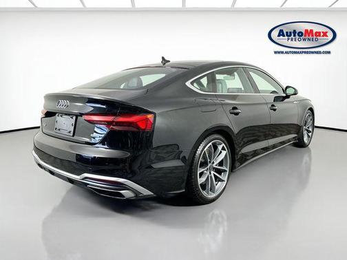 Mythos Black Metallic 2023 Audi A5 Sportback 45 S Line Premium Plus