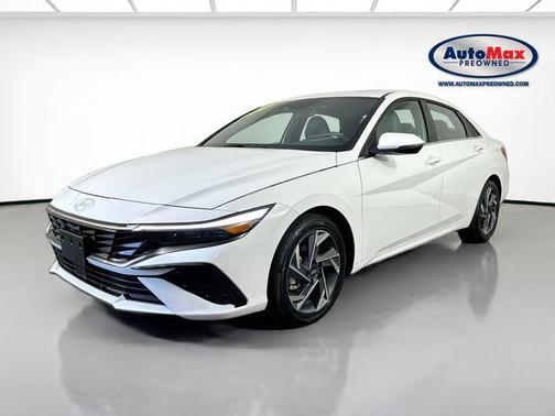 Serenity White 2025 Hyundai ELANTRA HEV Limited