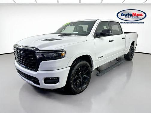 Bright White Clearcoat 2025 RAM 1500 Laramie