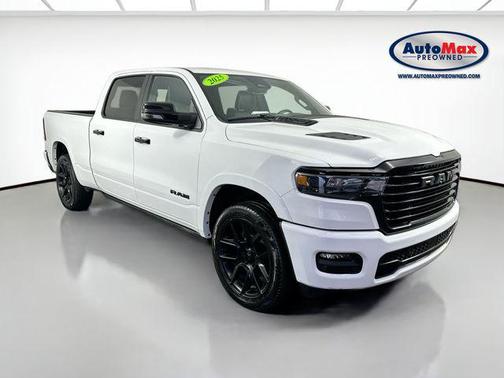 Bright White Clearcoat 2025 RAM 1500 Laramie