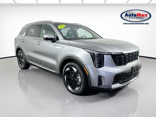 Steel Gray 2025 Kia Sorento Hybrid SX Prestige