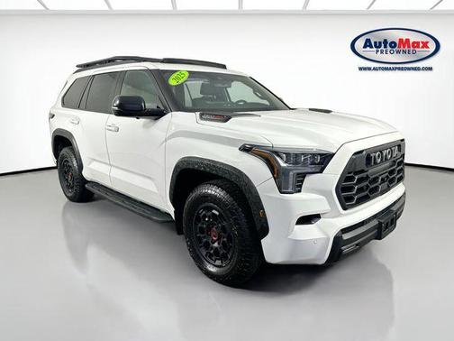 White 2025 Toyota Sequoia TRD Pro