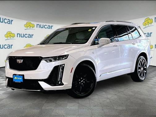 Crystal White Tricoat 2021 Cadillac XT6 Sport AWD