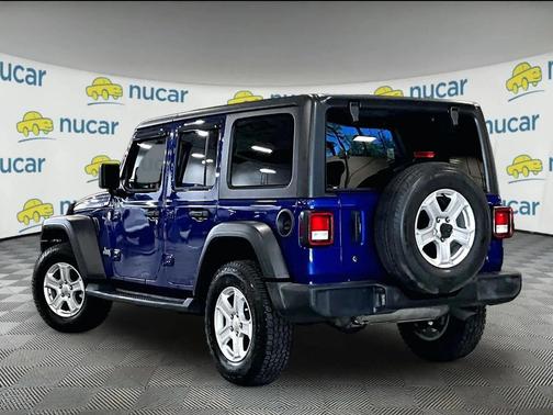 Ocean Blue Metallic Clearcoat 2019 Jeep Wrangler Unlimited Sport