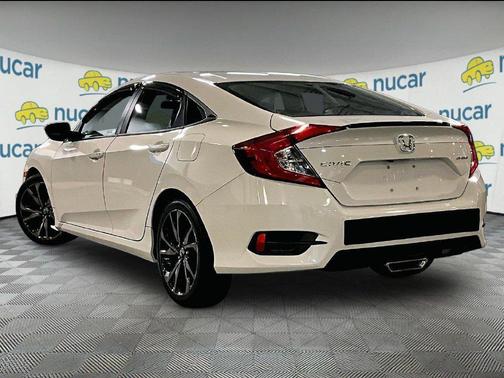Platinum White Pearl 2019 Honda Civic Sport