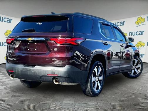 Black Cherry Metallic 2023 Chevrolet Traverse LT Leather