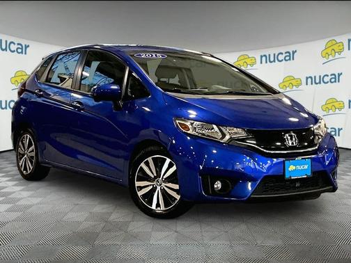 Aegean Blue Metallic 2015 Honda Fit EX