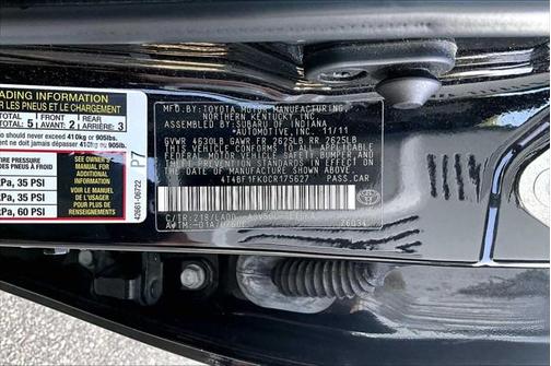 2012 Toyota Camry XLE