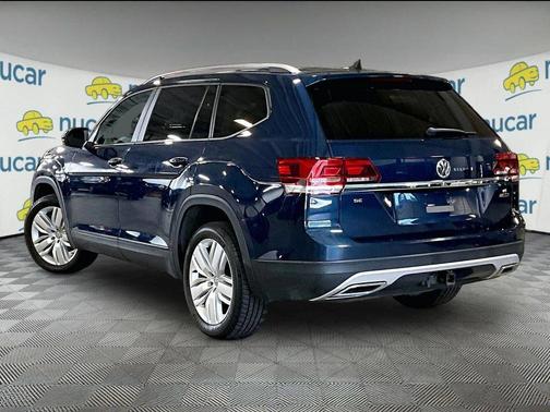 Blue 2019 Volkswagen Atlas 3.6L SE w/Technology