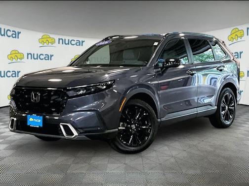 Gray 2026 Honda CR-V Hybrid Sport Touring AWD