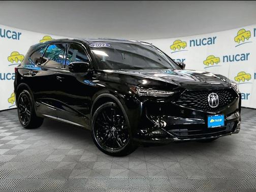 Black 2022 Acura MDX A-Spec Package