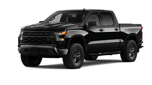 Black 2026 Chevrolet Silverado 1500 Custom Trail Boss