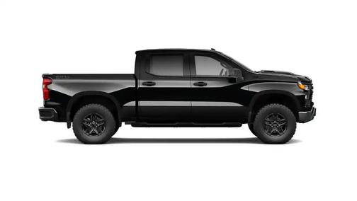 Black 2026 Chevrolet Silverado 1500 Custom Trail Boss
